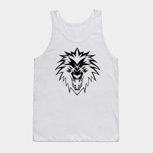 Wolf head symbol icon logo Tank Top